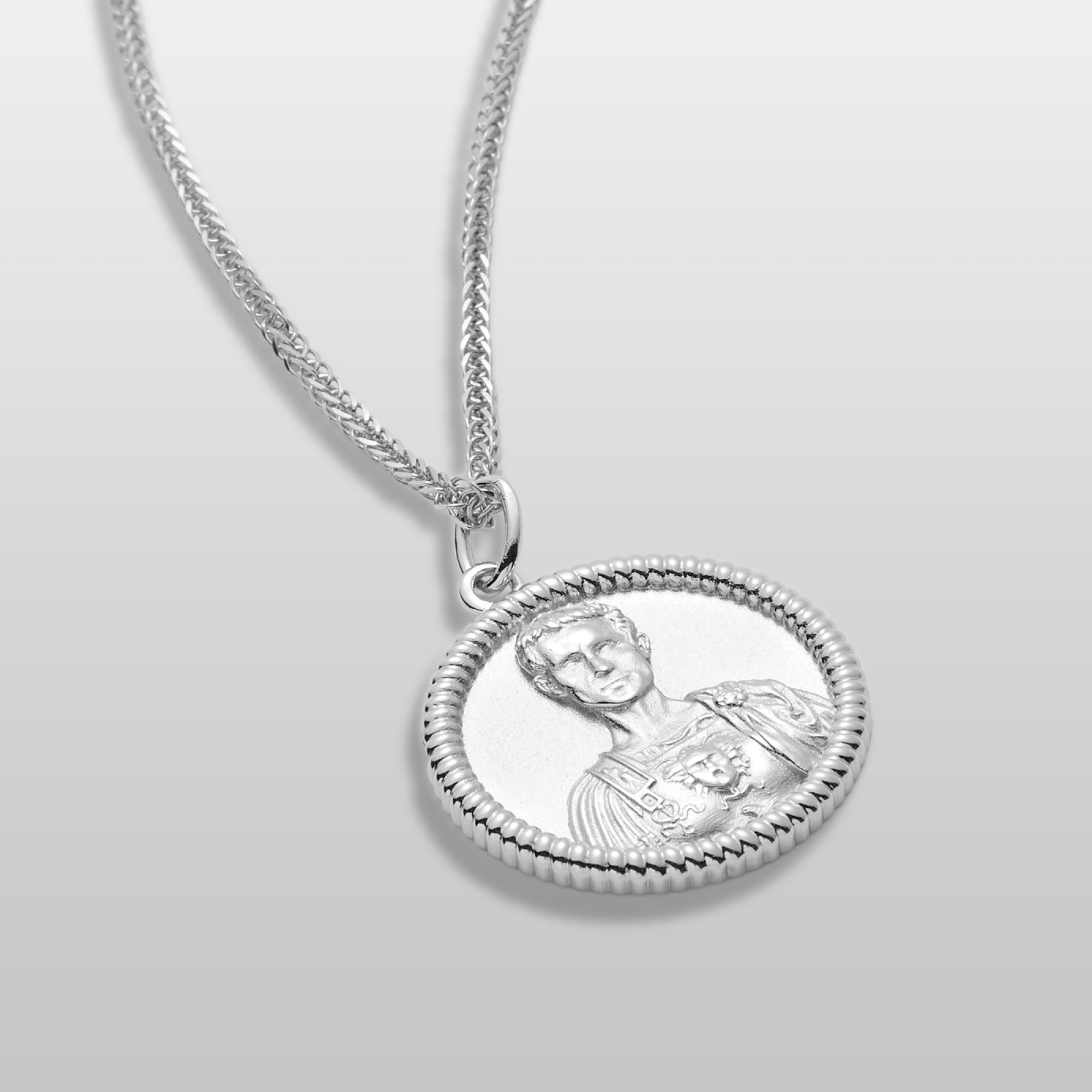 アクセサリー JULIUS 879ACU3 Silver / Tag Necklace JULIUS 879ACU3 Silver / Tag Necklace CHAIN NECKLACE SILVER – TOGA